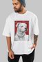 For the Love of Dogs 41 Front Dog Printed White Oversize T-Shirt 100% Cotton Unisex Dog Lover Premium Design - 7