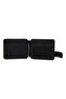 Men's Wallet Card Holder Genuine Leather Wallet Money Clip Double-Sided Use Gift |   Khaki Black Axis Reverse - 8