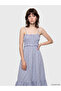 Nevavm Plaid Rope Strap Waist-Sitting Dress with a Difference - 2