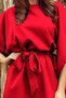 SOFIA Butterfly dress - RED Large sizes - 5
