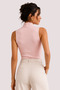 Women's 3-Piece Stand Collar Sleeveless Cotton & Modal Stretchable Basic Undershirt - 3-Piece Advantage Pack - 8