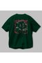 Gym Goril Oversize Back Printed Green T-Shirt 100% Cotton Streetwear Premium Comfortable Fit - 3