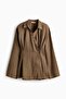 Linen-blend wrap shirt - 4