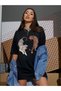 Women / Girls Oversize T-Shirt Tiger Printed