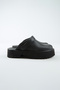 Paulo Women's Eva Banded Black Slippers - 3