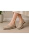 Women's Summer Ballet Flats Beige – Breathable Perforated Design, Lightweight and Comfortable Casual Shoes - 3