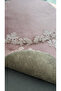 Kozan Non-Slip Base, Dowry Box, Soft Lace Detailed 2-Piece Super Luxury Oval Bath Mat Set - 4