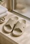 Size 40 Luxurious and Showy Straw Image Slippers - 2