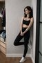 Women's Cotton Classic Black Skinny Jeans - 6