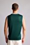 Quick-Drying Standard Fit Crew Neck Printed Sportsman Green Undershirt H2914Ax26Sm - 5