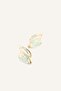 Women's Metal Twisted Earrings H9961Axns - 2