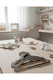 Baby Clothes Hangers - Set of 7 Natural Wooden Baby Wardrobe Organizers (20 cm)