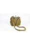 Handmade Evening Dress Knitted Hand Shoulder Bag Raffia Rope Metal Burs - 2