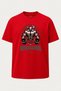 Oversize Muscular Bull Fitness Printed Sports T-Shirt