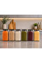 6-Piece Kitchen Food Storage Jar Set 3 Liter with Metal Lid - 3