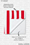 Lemon Themed Striped Beach Towel - Tropical Modern Red White Pool Sea Bath Seaside Coverlet - 8