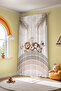 Safari Friends Patterned Children's Baby Room Background Curtain (Single Wing Pricing) - 4