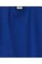 DARK SOIL | Oversized Basic T-shirt in Cotton Royal Blue - 3