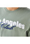 Crew Neck Short Sleeves T-shirt with Print - 5