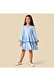 Round Neck Long Sleeves Tiered Dress with Ruffle Detail - 3