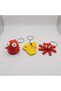 Set of 3 Movable Stress Keychains and Bag Ornaments - Antistress Accessory with Movable Joints (Repo-Pikahcu-Ahtapot)