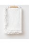 Muslin Lace Detailed Baby Girl Dress Bandana Blanket Set - 3