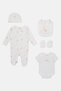 Toddlers Girl 5 Pieces Graphic Print Hanging Gift Set, White - 2