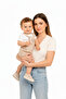 Baby Boy Beige Salopet and White T-Shirt Set - 4