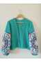 Hand Knitted Motif Cardigan