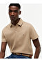 Beige Men Polo - 2