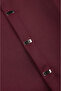 Burgundy Slim Fit Lycra Easy-Ironing Hidden Button Men's Shirt 2602614 - 4