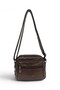 5-Compartment Faux Leather Small Crossbody Shoulder Bag Si-05