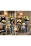Set of 3 Ceramic Nordic Navy Blue Vases - 3
