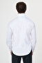 Straight Slim Fit High Collar Long Sleeve Men's Shirt White - 27151.26Y - 4