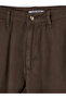 Brown Balloon Fit Women's Jean Pants - 6