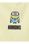 Yellow Crew Neck Minions Printed Girls' T-Shirt - 3