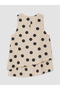 Black Crew Neck Polka Dot Blouse - 7