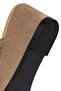 Women's Mink Filled Suede Leather Slippers 26Sfd203410 - 8