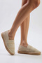Women's Espadrille Platform Shoes Textured Fabric Structure Neolit Sole Comfortable Cut Casual Modern Stylish - 3