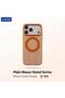 Plain Weave Stand Case with Magsafe for iPhone 17 Pro Max - Shockproof Cover