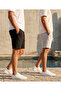 2-Piece Shorts Men's (Black-Grey) Basic Summer Shorts Set - Comfortable Fit Above the Knee 2-Piece Economic Package - 2