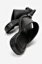 Ethan Women's Genuine Leather Slippers Black - 3