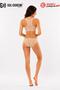 1210 Women's Comfortable Fit Thick Straps Flexible Cross-Back Sports Half Tank Top / Bustier - 4