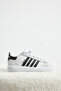 Children's Unisex White Black Mesh Comfortable Fit Breathable Lace-Up Sneaker - 3