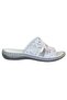 26Y Nbl14 White Women's Genuine Leather Daily Slippers - 2