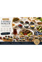 6-Piece Authentic 3-Legged Sauce Bowl and Presentation Bowl Set - Decorative Appetizer and Breakfast Serving Dishes