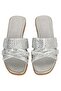 Deal Ladies Flat Sandal Silver - 2
