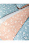 Floria Easy-Iron Single Duvet Cover Set 160X220 cm Blue-Orange - 6