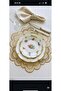 1 Piece Faux Leather Double-Sided Usable Holework Embroidered American Service Supla - 3