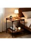 Elegant Bedside Table with 2 Shelves – Functional Nightstand for Everyday Use - 5